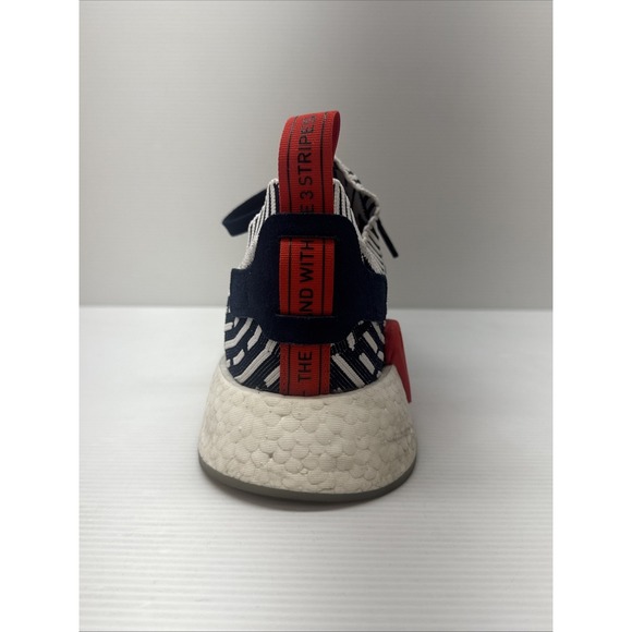 Adidas NMD R2 Primeknit Roni Men\'s Sz 10 Navy White Boost Shoes Sneakers BB2909 main image 15